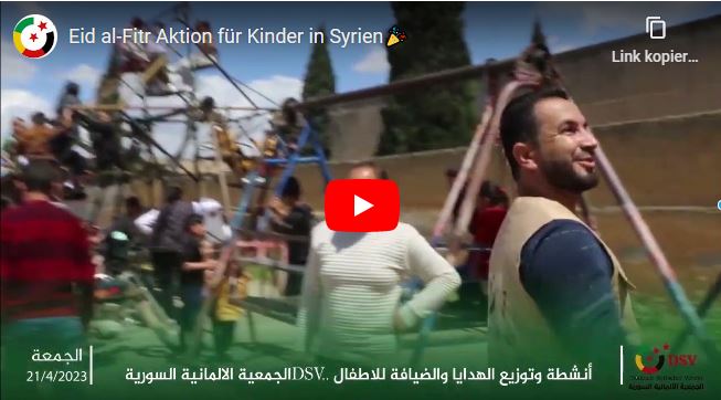 Eid al-Fitr Aktion für Kinder in Syrien