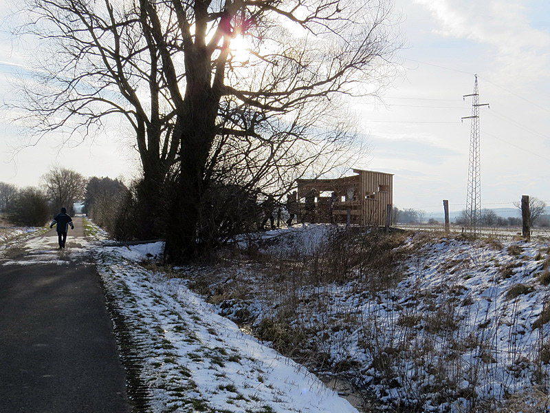 Station der verkürzten Wanderung war der neue Beobachtungsstand.