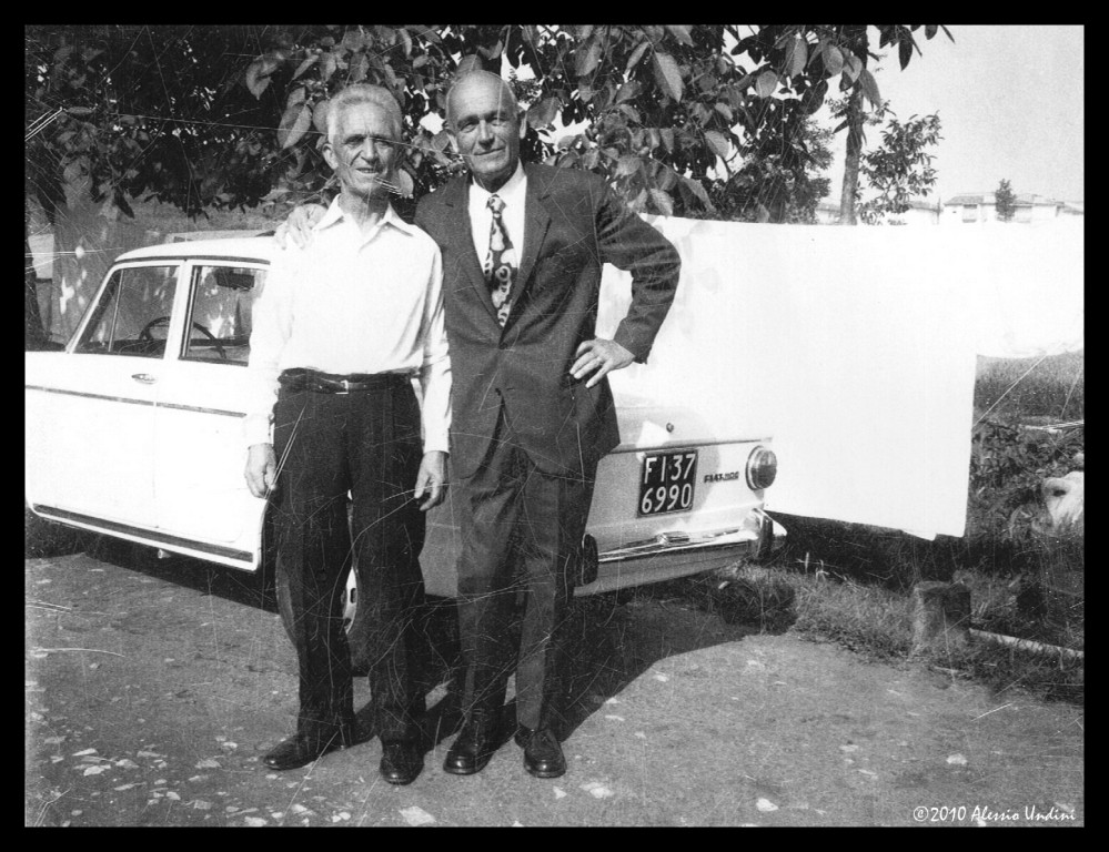 1971 - Nonno Fausto con il Maresciallo Gino Forzoni