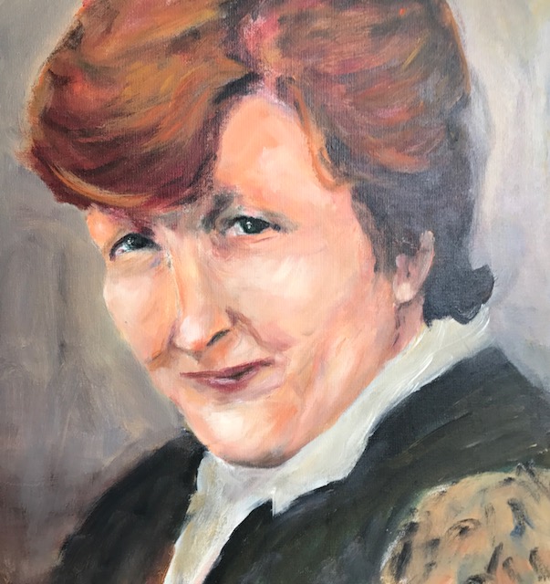 Frau 3,  50x50cm, Acryl 