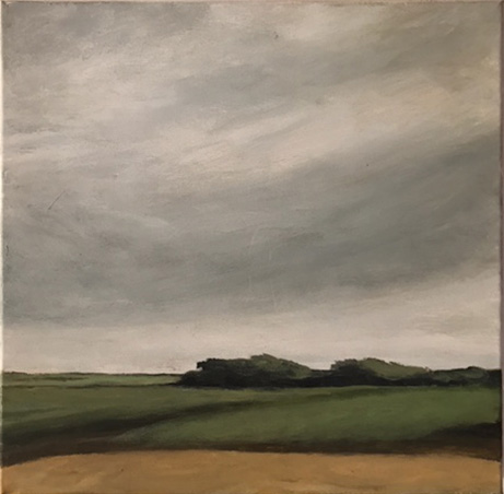 Nordfriesland, 40x40cm, Acryl auf Leinwand