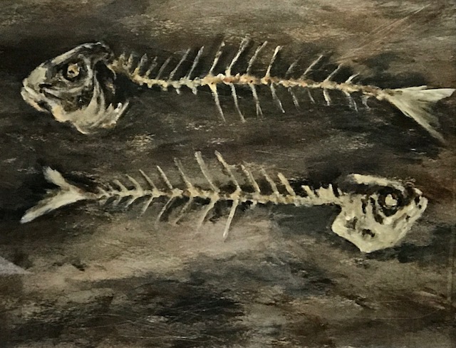 Freitag, 50x60cm, Acryl 