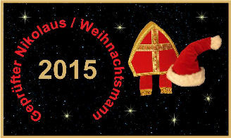 Geprüfter Weihnachtsmann und Nikolaus