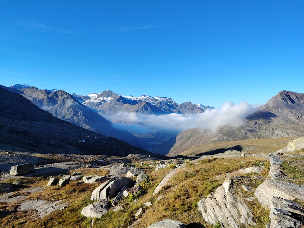 La vallée de l'Arc vue du refuge du Carro