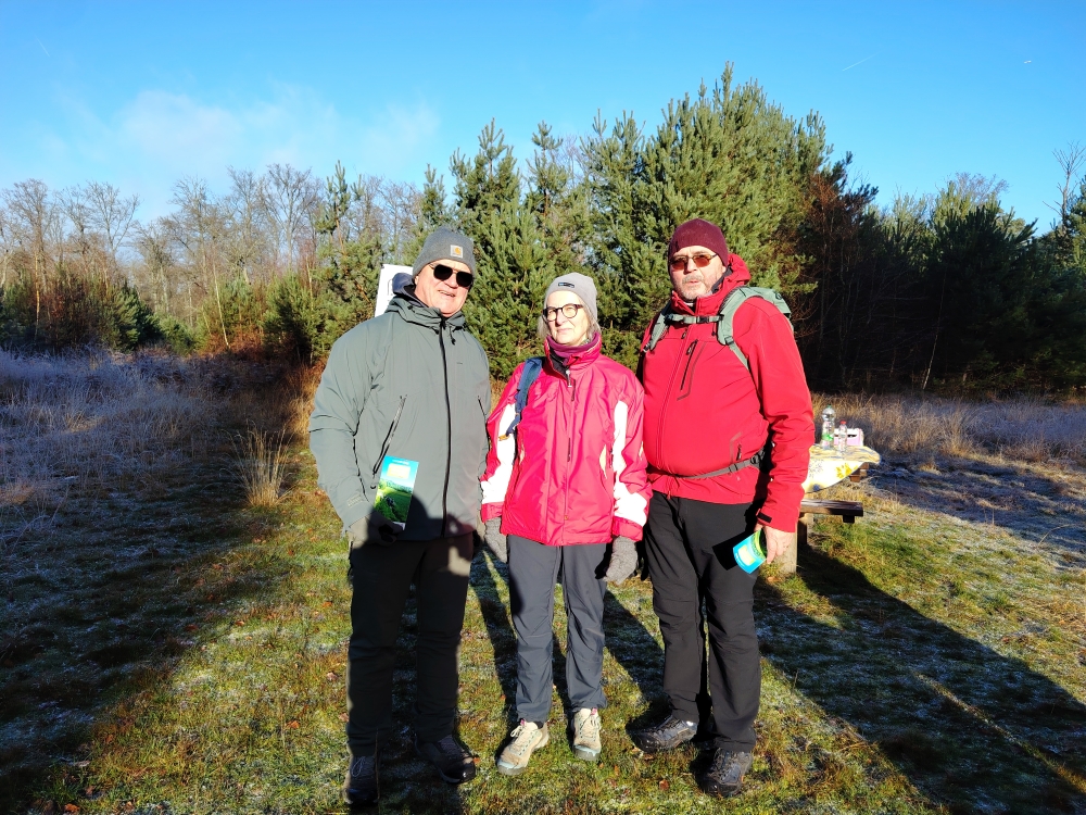 Les animateurs du jour (Daniel, Marie-France, Jean-Jacques)