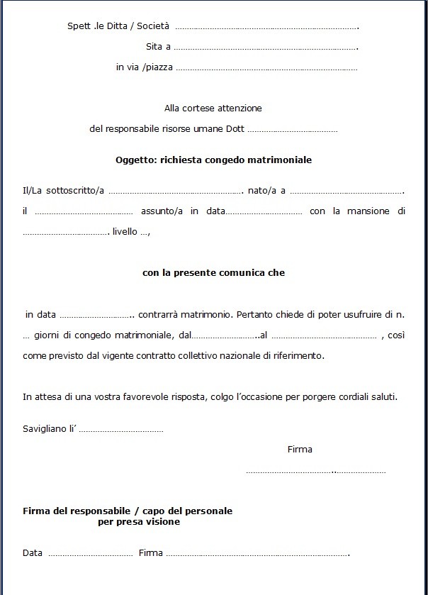 CONGEDO MATRIMONIALE - Uilm Provincia di Cuneo
