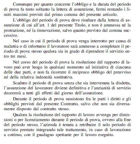 PERIODO DI PROVA - Uilm Provincia di Cuneo