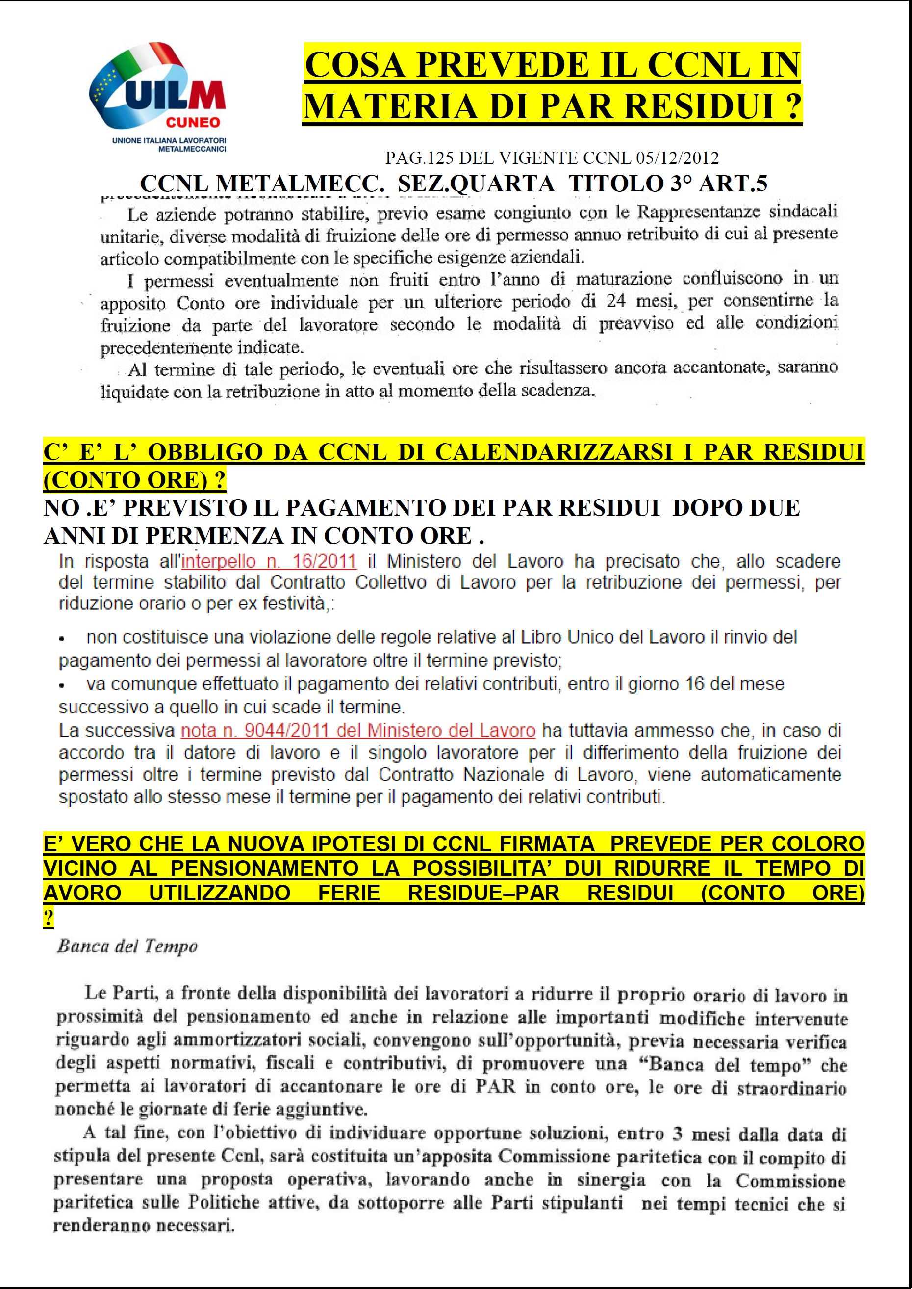 PAR RESIDUI - Uilm Provincia di Cuneo