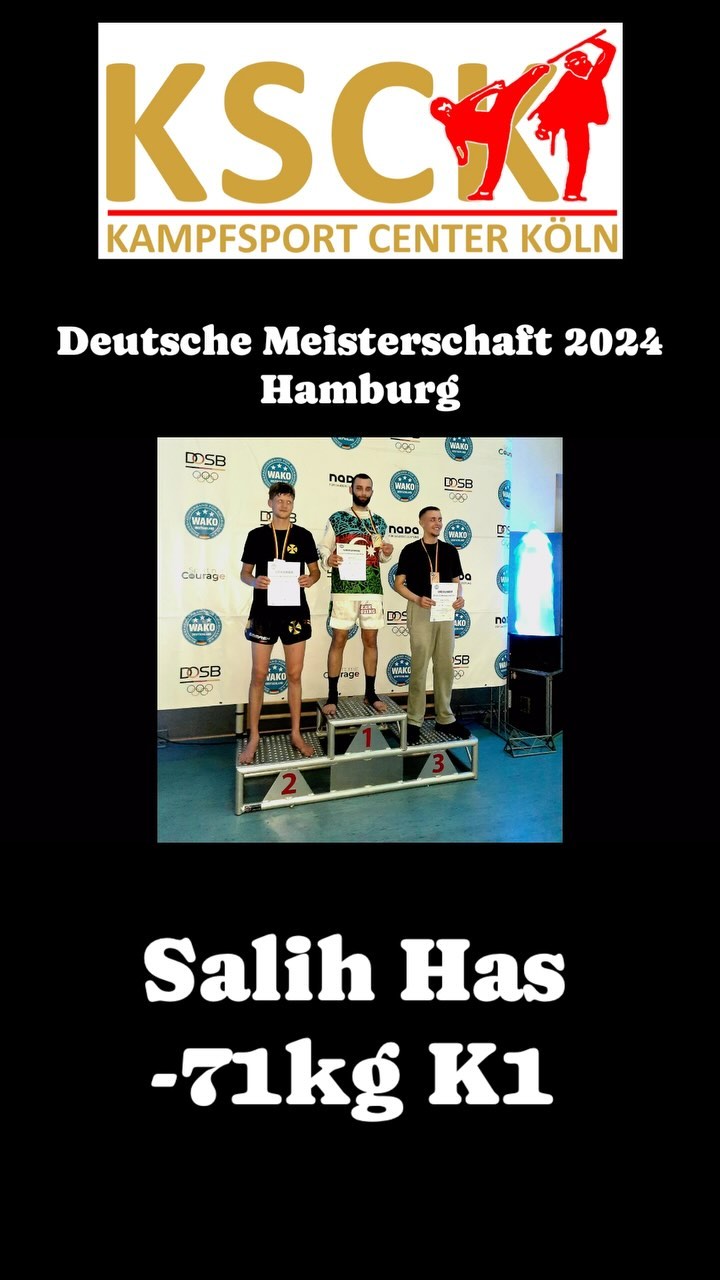 Deutsche Meisterschft 2024 Jonathan Irureta Deutsche Meister Wako Pro Kampfsport Center Köln Wako Kickboxen (2)