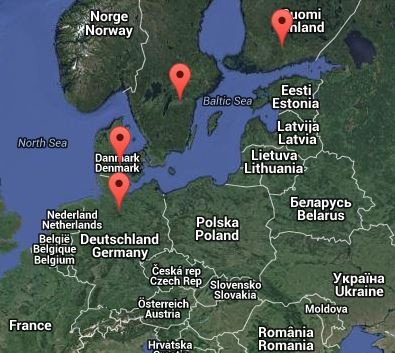 Inter-Nordic 2015. Image: google.map