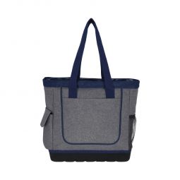Código SIN 497 HIELERA BOLSA BERNADETTE Base rígida de EVA. Interior plastificado impermeable. Bolsa principal con cierre, bolsa lateral y frontal, bolsa lateral de red.  Material Poliéster Medida 38 x 36 x 18 cm