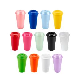 Código TMPS 74 VASO TIRICH Incluye tapa. Material: Plástico. Medidas: 9x 16 cm. Capacidad: 475 ml 