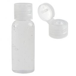 Código SLD 040 SANITIZANTE EN BOTE CILÍNDRICO. Gel sanitizante portátil y recargable. Alcohol al 62%. Material Plástico. Medida 2.9x 8.3 cm. Capacidad 30 ml.