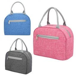 Código SIN 993 LONCHERA PROVIDENCE Bolsa principal y frontal con cierre. Material: Poliéster. Medida: 28 x 22.5 x 12 cm