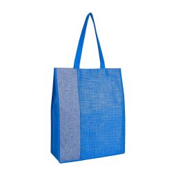 CÓDIGO SIN 179 Bolsa con fuelle y asas. Material Non Woven / Poliéster.  Medida 32 x 40 x 10.5 cm