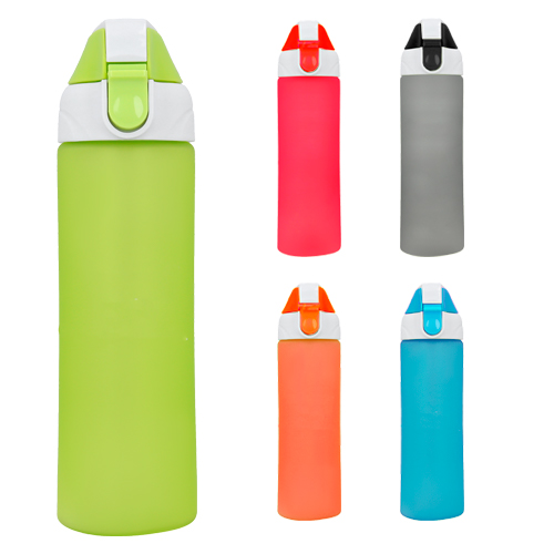 CÓDIGO T 172 SOFT Cilindro de plástico rubber, con colador, tapa de seguridad y cinta de poliéster para una mejor sujeción. Material: Plástico Rubber Capacidad: 600 ml. Medidas 24 x 7 cm