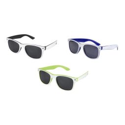 Código LEN 003 - LENTES TREVISO- Lentes bicolor. Protección UV 400. Material: Plástico.  Tamaño: 14.4 x 4.8 cm.