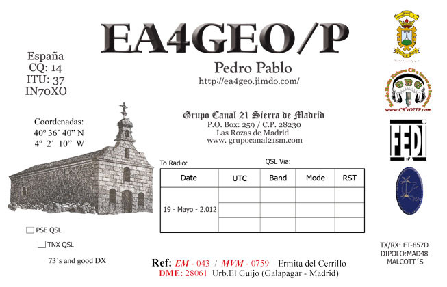 QSL de la Activación