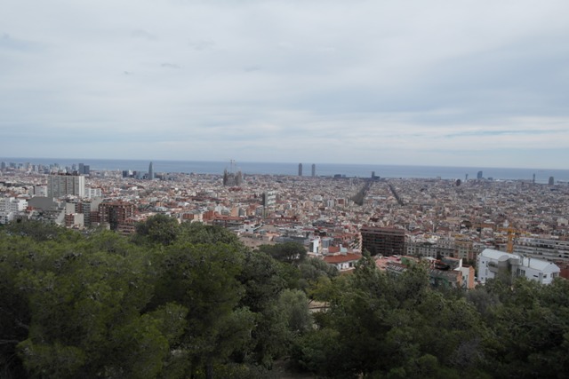Aussicht auf Barcelona.