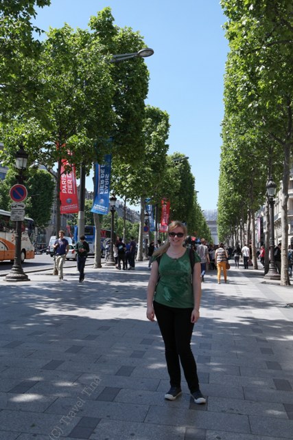 Und noch einmal auf der Champs-Elysee.