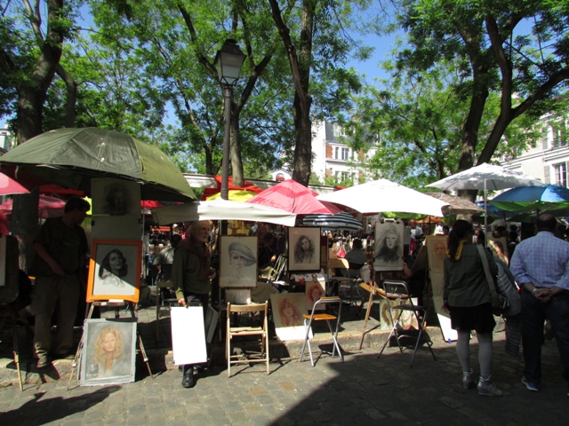 Künstlerviertel Montmatre,