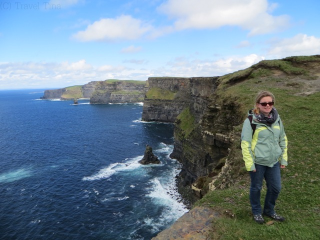 Endlich! Blick auf die Cliffs of Moher.