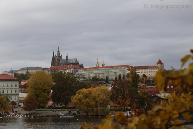 Die Stadt zeigt sich herbstlich.