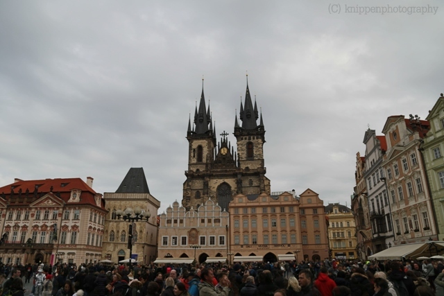 Und auch das ist Prag: voller Touristen.