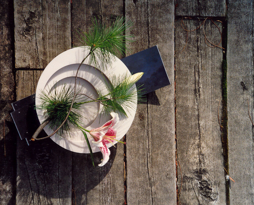 Vase für Ikebana