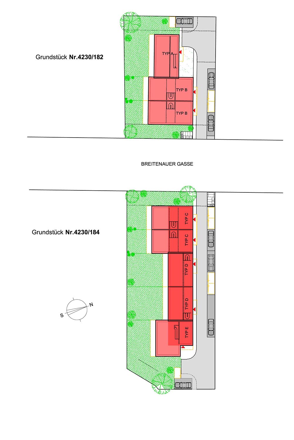 Bebauungskonzept Grundriß