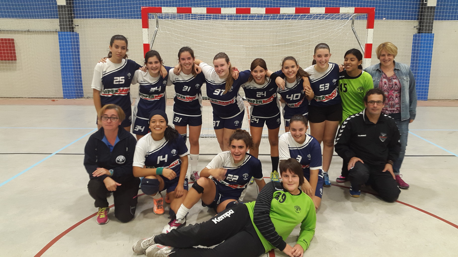 Cadet Femení Club Handbol Vilanova i