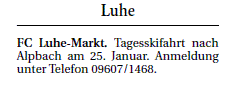 Der Neue Tag vom 27.12.2014