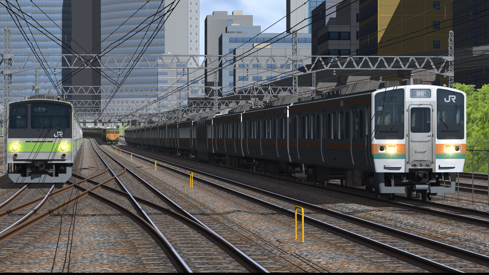 205系山手線 - 宮崎車輛の片隅で。