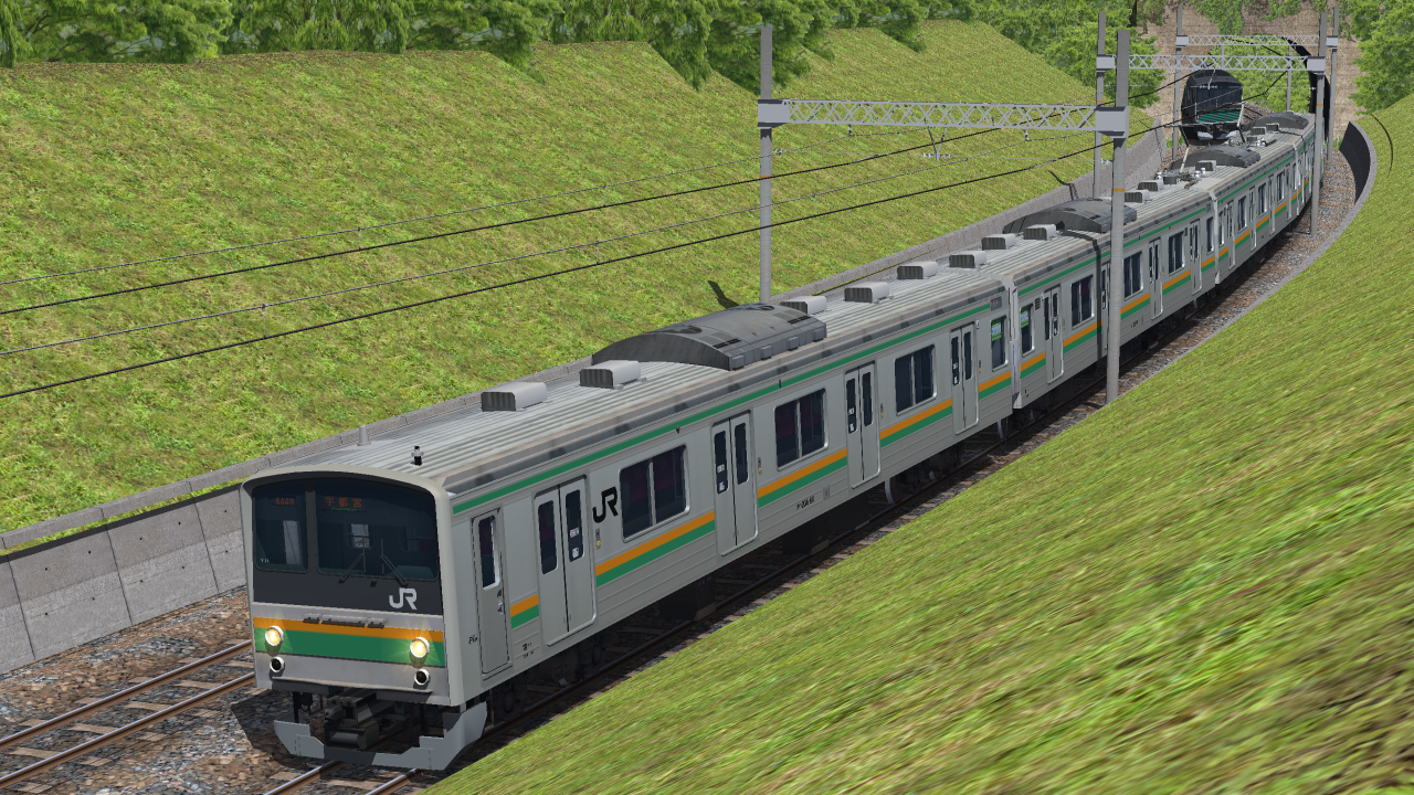 205系600番台。原型顔。元は埼京線。