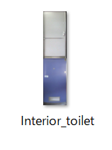 トイレのテクスチャ。両方にも対応できるしようとした。