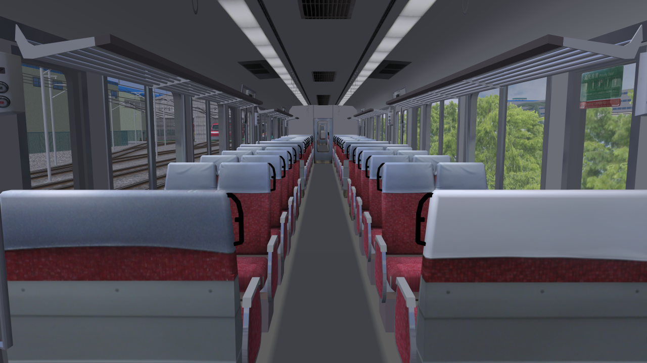 更新後の車内