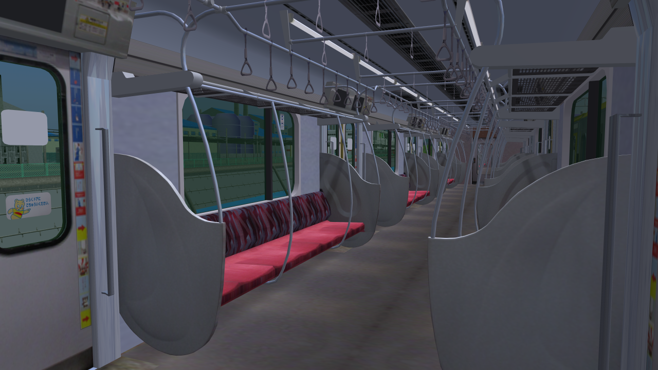東急5050系サスティナ試作車の内装