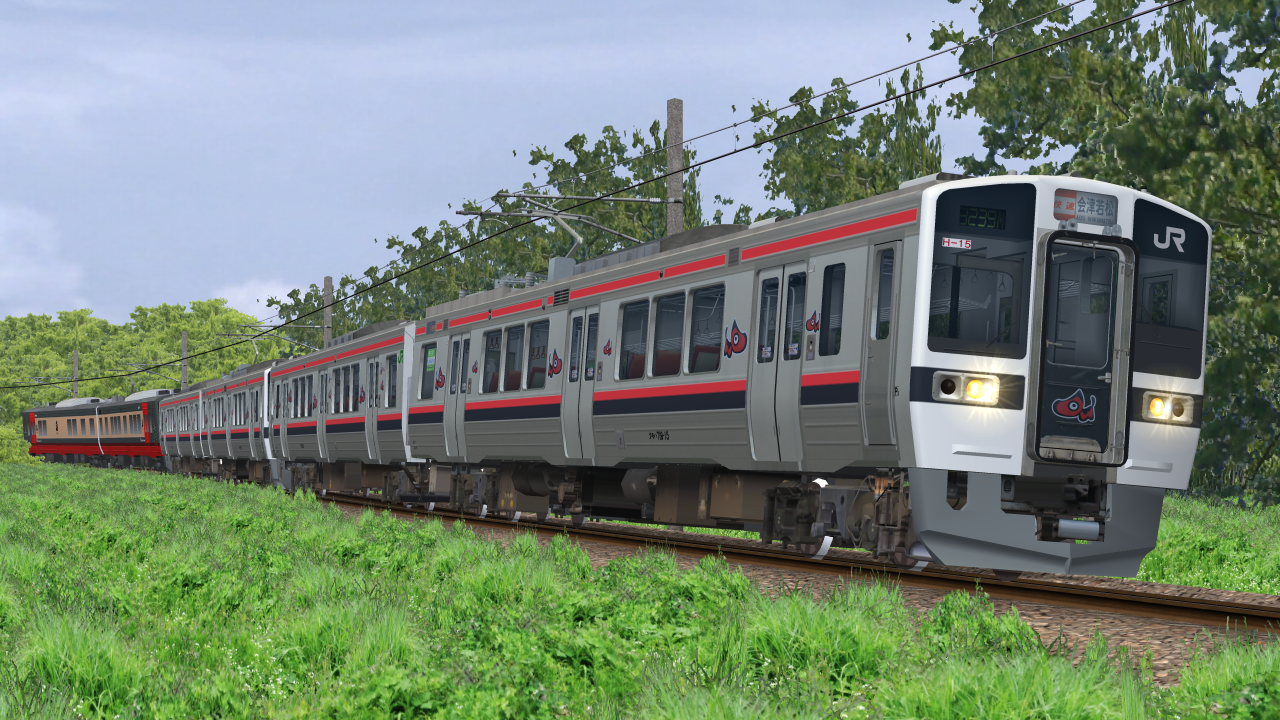 719系0番台の磐越西線特別？仕様。