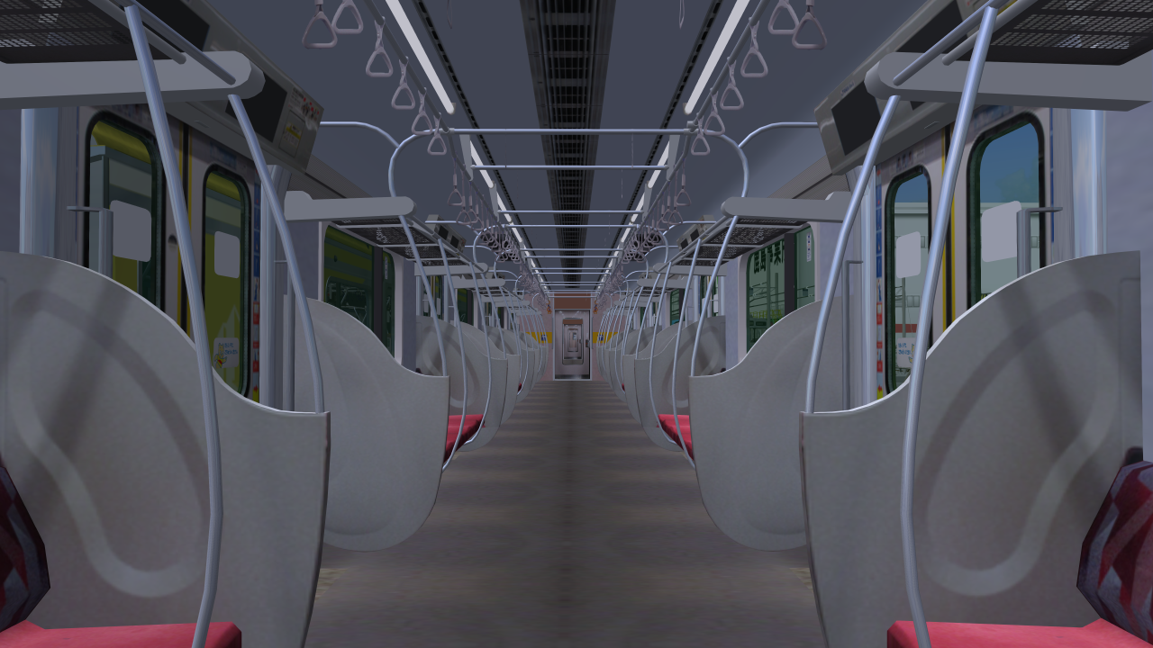 東急5050系サスティナ試作車の内装