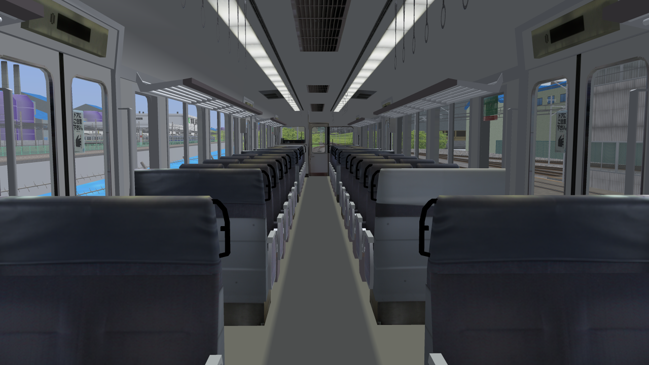更新前の車内