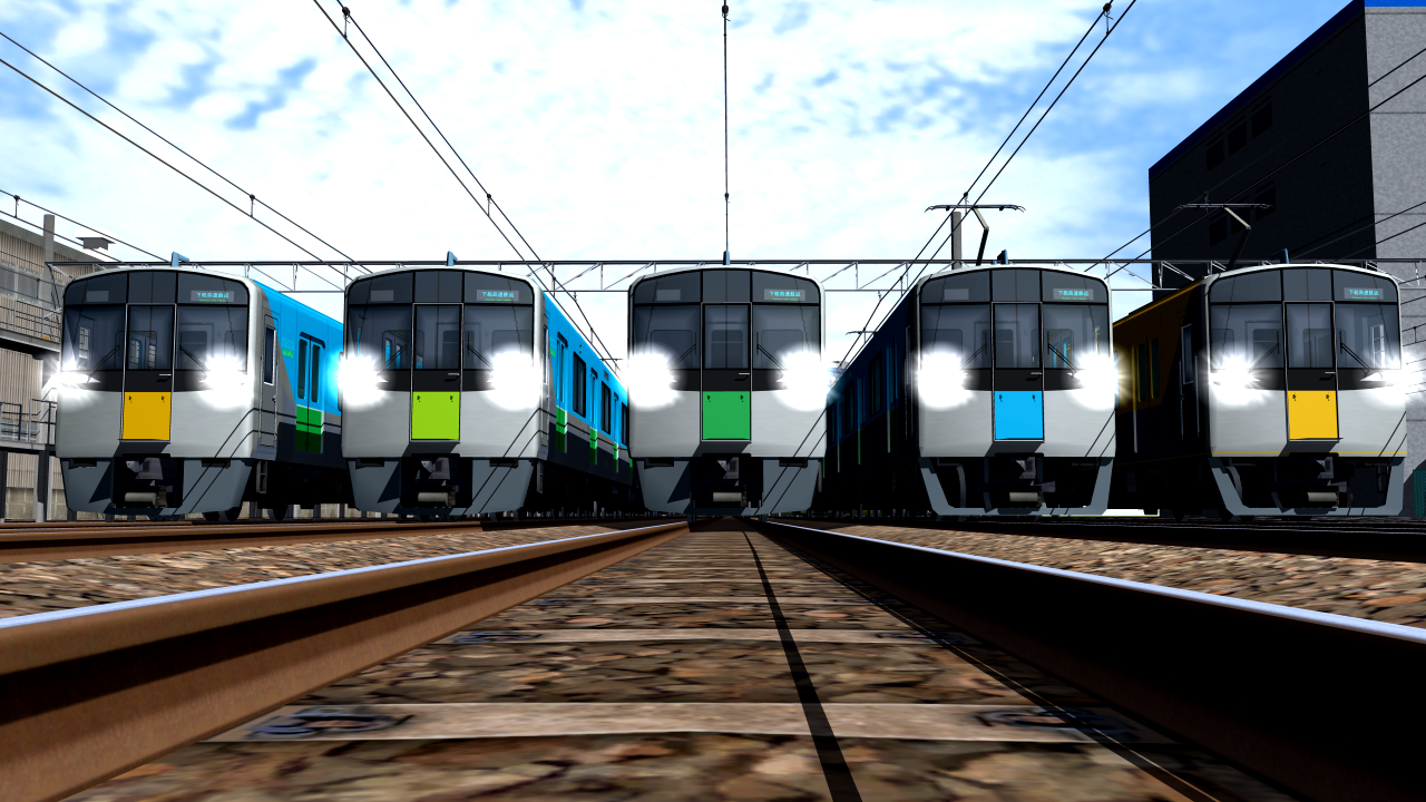 架空鉄道 宮崎車輛の片隅で
