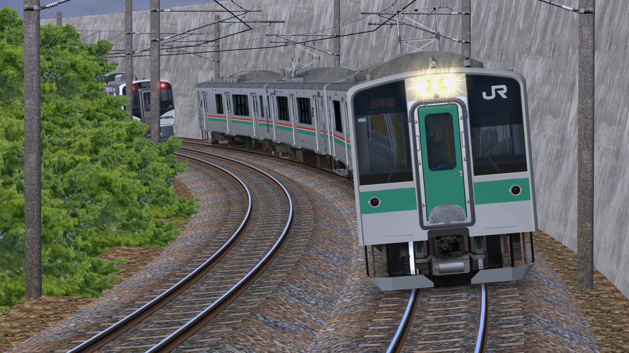 ゆ*ら様 行先方向幕 プラスチック製 鉄道広告看板 東北本線 仙山