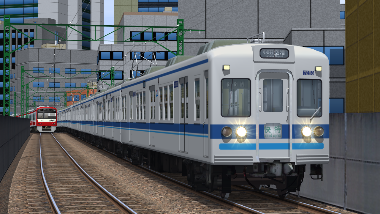 北総7260形。こっちもさよなら運転あったらしいけど乗ってない。