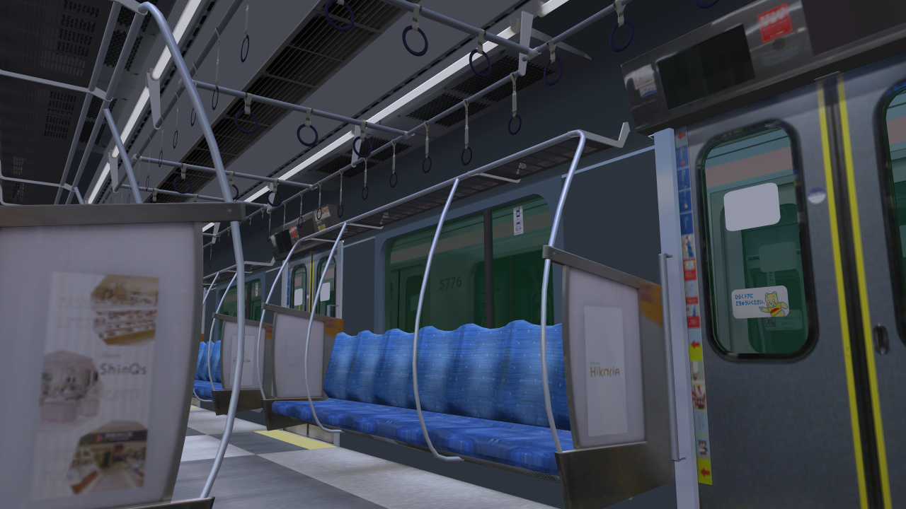 東急5050系ヒカリエ(シック)の内装