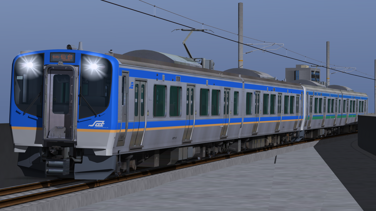 SAT721系。もちろん500番台と併結することも可能。