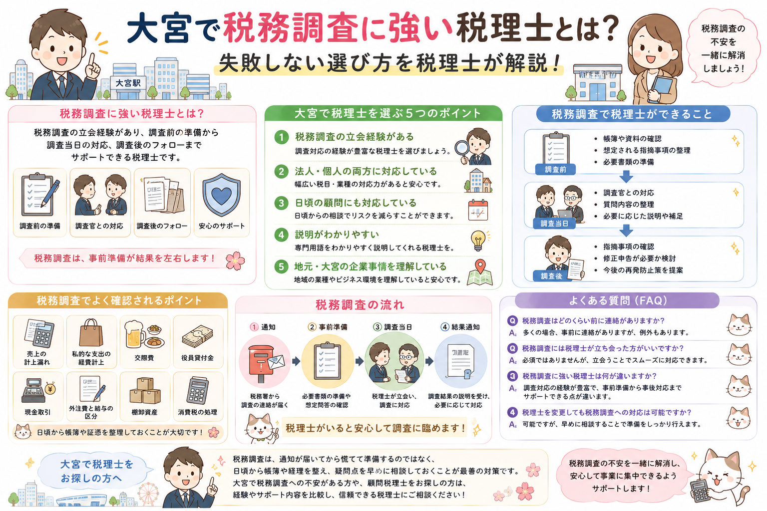 大宮で税務調査に強い税理士とは？失敗しない選び方を税理士が解説