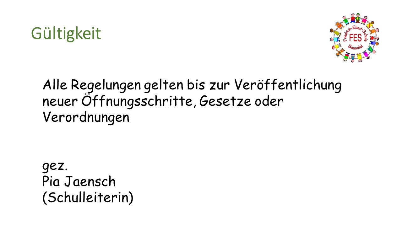Hygienekonzept Friedrich Ebert Schule Baunatal