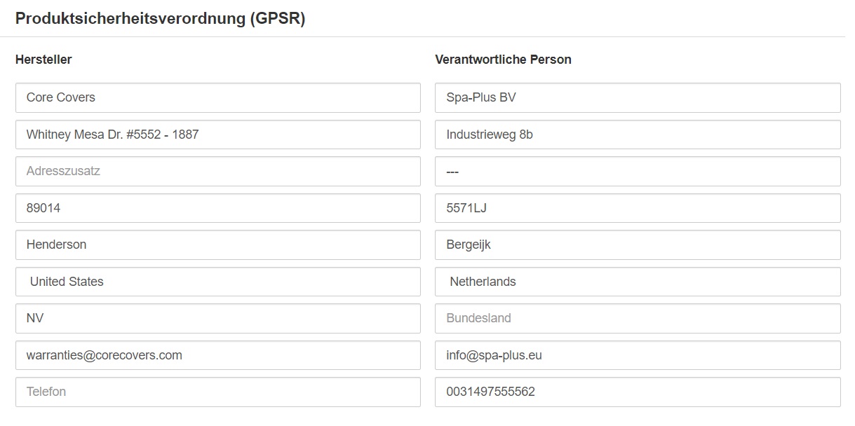GPSR Info