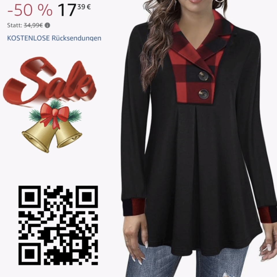 Damen Tunkia Elegant Langarm SALE 