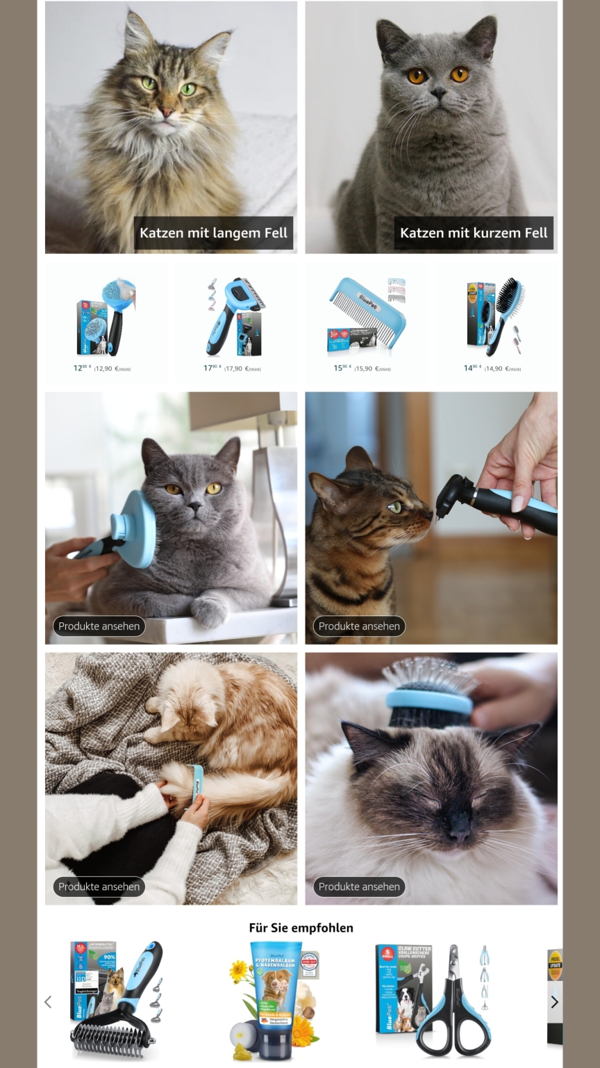 BluePet auch für Katzen